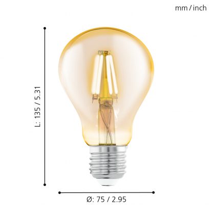 EGLO หลอดไฟ LED LM LED E27 11555 - Image 2