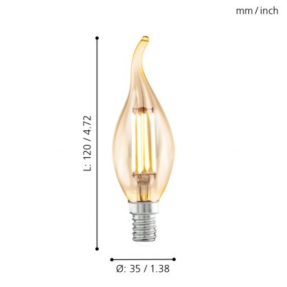 EGLO หลอดไฟ LED LM LED E14 11559 - Image 2