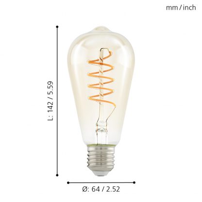 EGLO หลอดไฟ LED LM LED E27 11681 - Image 2