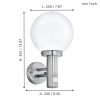 EGLO โคมไฟติดผนัง NISIA 27126 - Image 2