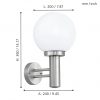 EGLO โคมไฟติดผนัง NISIA 30205 - Image 2