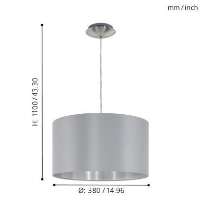 EGLO โคมไฟห้อยเพดาน MASERLO 31601 - Image 2
