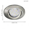 EGLO โคมไฟฝังฝ้า (ดาวน์ไลท์) LED TEDO 31692 - Image 2