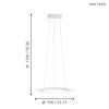 EGLO โคมไฟห้อยเพดาน LED PENAFORTE 39271 - Image 2