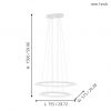 EGLO โคมไฟห้อยเพดาน LED PENAFORTE 39307 - Image 2