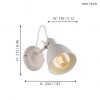 EGLO โคมไฟติดผนัง PRIDDY-P 49085 - Image 2