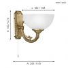 EGLO โคมไฟติดผนัง SAVOY 82751 - Image 2