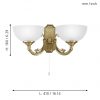 EGLO โคมไฟติดผนัง SAVOY 82752 - Image 2