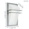 EGLO โคมไฟติดผนัง PARK 83432 - Image 2