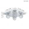 EGLO โคมไฟติดเพดาน LED HEDDA 1 91603 - Image 2