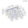 EGLO โคมไฟติดเพดาน LED TANGA 2 91977 - Image 2