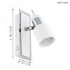 EGLO โคมไฟสปอตไลท์ LED DAVIDA 92084 - Image 2