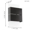 EGLO โคมไฟติดผนัง LED KIBEA 93254 - Image 2