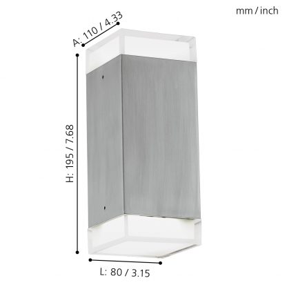 EGLO โคมไฟติดผนัง LED TABO-LED 93364 - Image 2