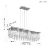 EGLO โคมไฟห้อยเพดาน LED CALAONDA 93423 - Image 2
