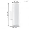 EGLO โคมไฟติดผนัง LED RIGA 94101 - Image 2