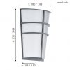 EGLO โคมไฟติดผนัง LED BREGANZO 94137 - Image 2