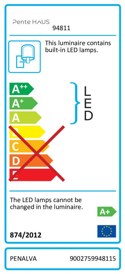 EGLO โคมไฟติดผนัง LED PENALVA 94811 - Image 3