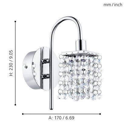 EGLO โคมไฟติดผนัง LED ALMONTE 94879 - Image 2