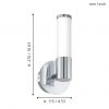 EGLO โคมไฟติดผนัง LED PALMERA 1 95141 - Image 2