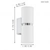 EGLO โคมไฟติดผนัง LED PASSA 95368 - Image 2