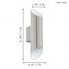 EGLO โคมไฟติดผนัง LED VIEGAS 95422 - Image 2