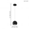 EGLO โคมไฟห้อยเพดาน LED PETTO LED 95836 - Image 2