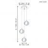 EGLO โคมไฟห้อยเพดาน LED CONESSA 95913 - Image 2