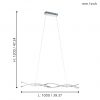 EGLO โคมไฟห้อยเพดาน LED LASANA 2 96102 - Image 2