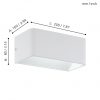 EGLO โคมไฟติดผนัง LED SANIA 3 96205 - Image 2