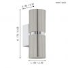 EGLO โคมไฟติดผนัง LED PASSA 96261 - Image 2