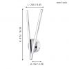 EGLO โคมไฟติดผนัง LED PARRI 96321 - Image 2