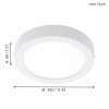 EGLO Connect โคมไฟติดเพดาน LED FUEVA-C 96671 - Image 2