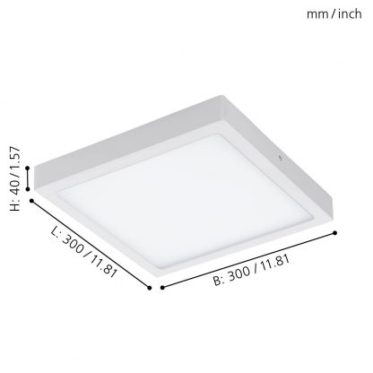 EGLO Connect โคมไฟติดเพดาน LED FUEVA-C 96673 - Image 2