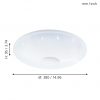 EGLO Connect โคมไฟติดผนังหรือพดาน LED VOLTAGO-C 96684 - Image 2