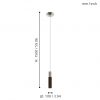 EGLO โคมไฟห้อยเพดาน LED VILLORA 96881 - Image 2