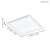 EGLO โคมไฟติดเพดาน LED SALOBRENA 2 96891 - Image 2