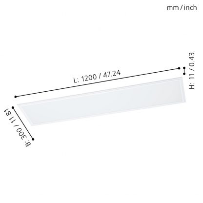 EGLO โคมไฟติดเพดาน LED SALOBRENA-RW 96898 - Image 2