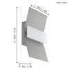 EGLO โคมไฟติดผนัง LED BINASCO 97158 - Image 2