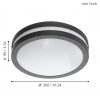 EGLO โคมไฟติดผนังหรือพดาน LED LOCANA-C 97237 - Image 2
