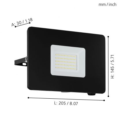 EGLO โคมไฟติดผนัง LED FAEDO 3 97458 - Image 2