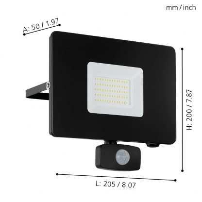 EGLO โคมไฟติดผนัง LED FAEDO 3 97463 - Image 2