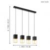 EGLO โคมไฟห้อยเพดาน LED MONTEBALDO 97734 - Image 2