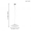 EGLO Connect โคมไฟติดเพดาน LED FRATTINA-C 97811 - Image 2