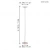 EGLO Connect โคมไฟตั้งพื้น LED FRATTINA-C 97814 - Image 2