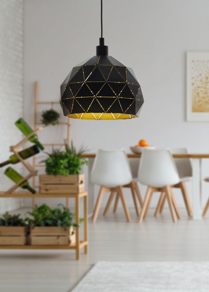 White and modern dining room