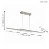 EGLO Connect โคมไฟห้อยเพดาน LED FRAIOLI-C 97907 - Image 2