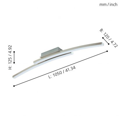 EGLO Connect โคมไฟติดเพดาน LED FRAIOLI-C 97909 - Image 2