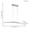 EGLO Connect โคมไฟห้อยเพดาน LED FRAIOLI-C 97911 - Image 2