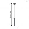 EGLO โคมไฟห้อยเพดาน LED MENTALONA 39821 - Image 2